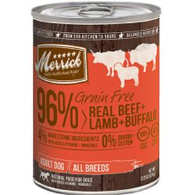 Merrick Grain Free Real Beef Lamb Buffalo