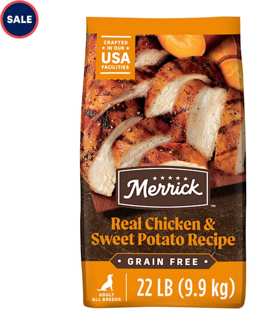 Merrick Grain Free Real Chicken and Sweet Potato Dry Recipe
