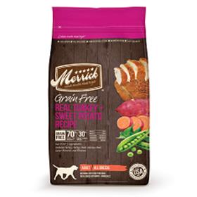 Merrick Grain Free Real Turkey and Sweet Potato Recipe