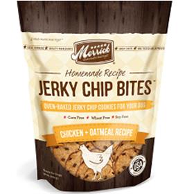 Merrick Jerky Chip Bites Chicken and Oatmeal