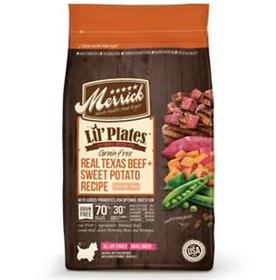 Merrick Lil Plates Grain Free Real Texas Beef and Sweet Potato Recipe