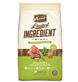 Merrick Limited Ingredient Grain Free Real Lamb Chickpeas Recipe Dry Dog Food