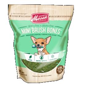 Merrick Mini Brush Dental Bone All Life Stages Chews