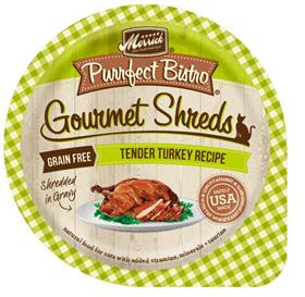 Merrick Purrfect Bistro Gourmet Shreds Tender Turkey Recipe