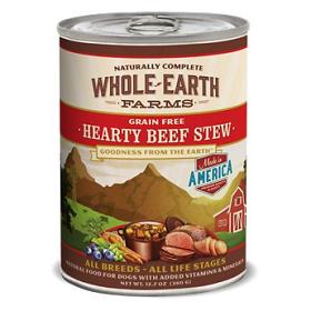 Merrick Whole Earth Farms Grain Free Hearty Beef Stew Canned Dog Food