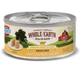 Merrick Whole Earth Farms Grain Free Recipe with Real Chicken Pate for Cats