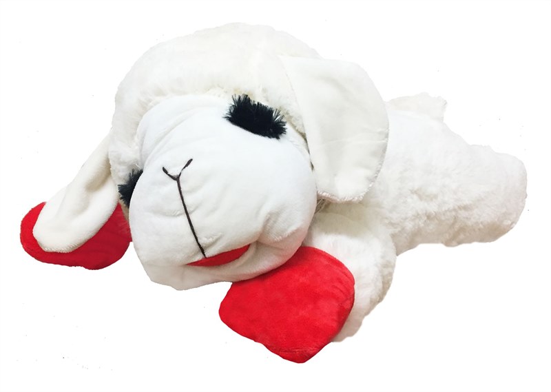 Multipet Lamb Chop Plush Dog Toy