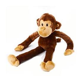 Multipet Swingin Safari Monkey Dog Toy