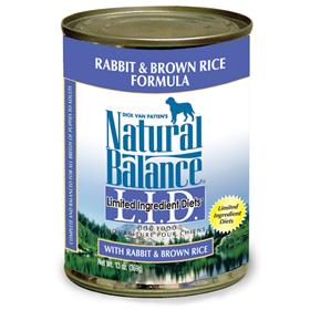 Natural Balance LID Rabbit and Brown Rice Can