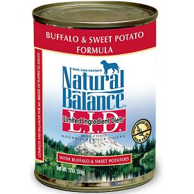 Natural Balance Limited Ingredient Buffalo Sweet Potatoes Canned Dog Food