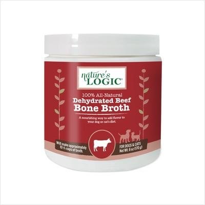Natures Logic Dog Topper Bone Broth Dehydrated Beef 