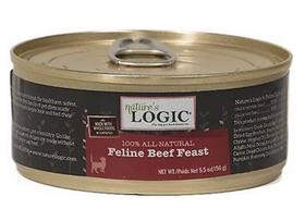 Natures Logic Feline Beef Feast Grain Free Canned Cat Food