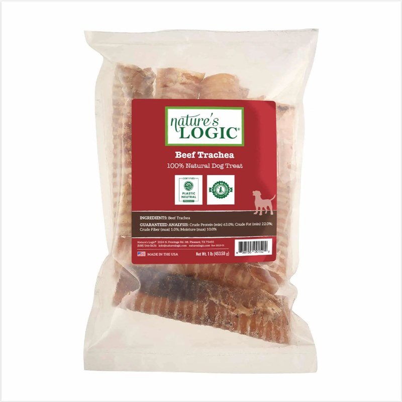 Natures Logic Giant Beef Trachea Canine Treat