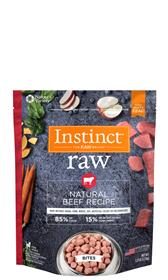 Natures Variety Instinct 85 15 Raw All Natural Beef Recipe for Dogs Bites