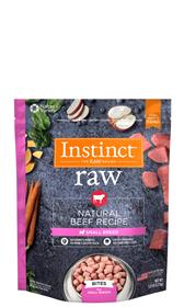Natures Variety Instinct 85 15 Raw All Natural Beef Recipe for Small Breeds Bites
