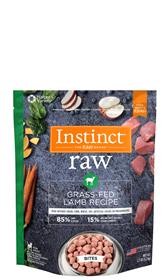 Natures Variety Instinct 85 15 Raw Grass Fed Lamb Recipe for Dogs Bites