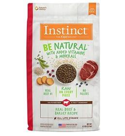 Natures Variety Instinct Be Natural Real Beef and Barley Recipe Dry Dog Food