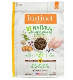 Natures Variety Instinct Be Natural Real Chicken and Brown Rice Recipe Dry Dog Food