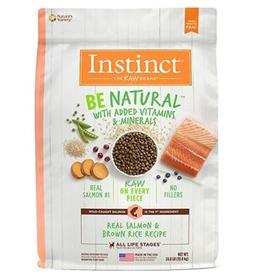 Natures Variety Instinct Be Natural Real Salmon and Brown Rice Recipe Dry Dog Food