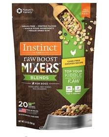 Instinct Freeze Dried Raw Boost Mixers Blends Grain Free Cage Free Chicken Dog Food Topper