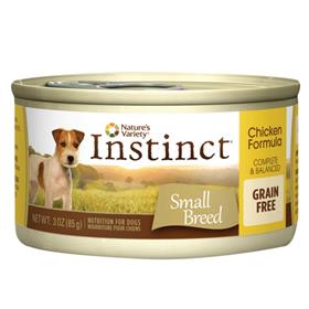 Natures Variety Instinct Grain Free Chicken Small Breed Dog Food