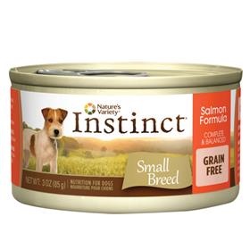 Natures Variety Instinct Grain Free Salmon Small Breed Canned Dog Food