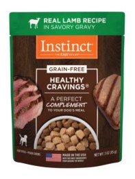 Natures Variety Instinct Healthy Cravings Dog Food Topper LID Lamb