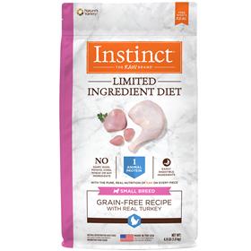 Natures Variety Instinct Limited Ingredient Diet Small Breed Grain Free Recipe with Real Turkey