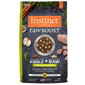 Natures Variety Instinct Raw Boost Healthy Weight Grain Free Recipe with Real Chicken