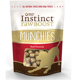 Natures Variety Instinct Raw Boost Munchies Beef Freeze Dried