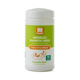Nootie Cucumber Melon Dog and Cat Waterless Shampoo Wipes