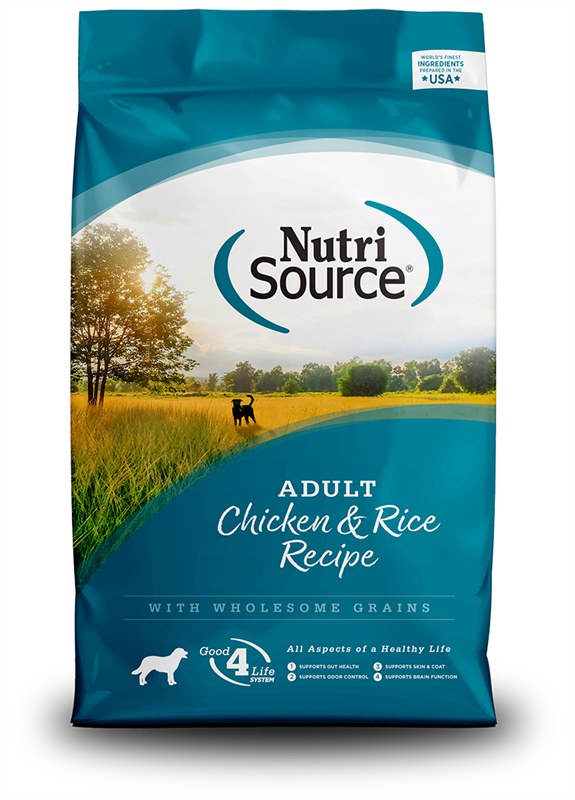 NutriSource Adult Chicken Rice Dry Dog Food