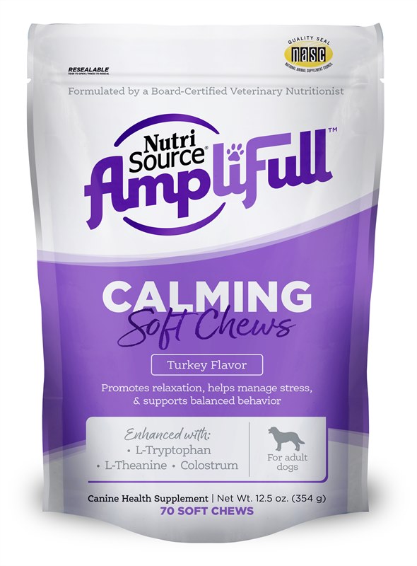 NutriSource Amplifull Soft Chew Calming Treats for Dogs