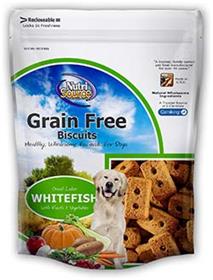 NutriSource Grain Free Great Lakes White Fish Biscuit