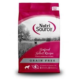 NutriSource Grain Free Seafood Select with Salmon Dry Dog Food