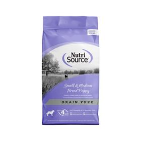 NutriSource Grain Free Small and Medium Breed Puppy Turkey Dry Dog Food