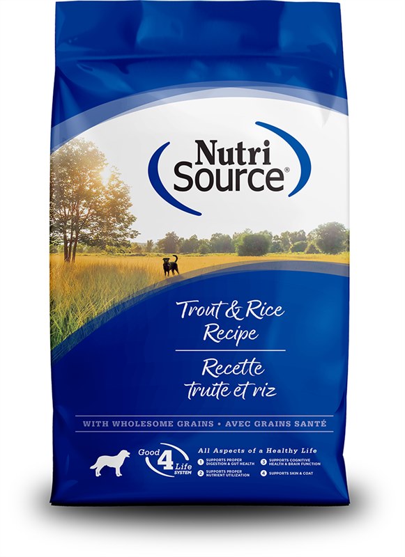 Nutrisource Trout and Rice Dry Dog Food Recipe