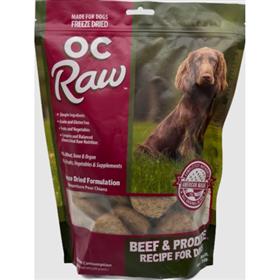 OC Raw Freeze Dried Beef And Produce Mini Patty Sliders