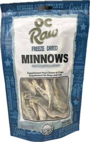 OC RAW Freeze Dried Minnows