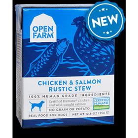 Open Farm Chicken Salmon Rustic Stew Dog Wet Food