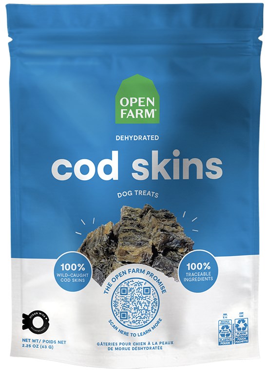 Open Farm Dehydrated Cod Skins Treat