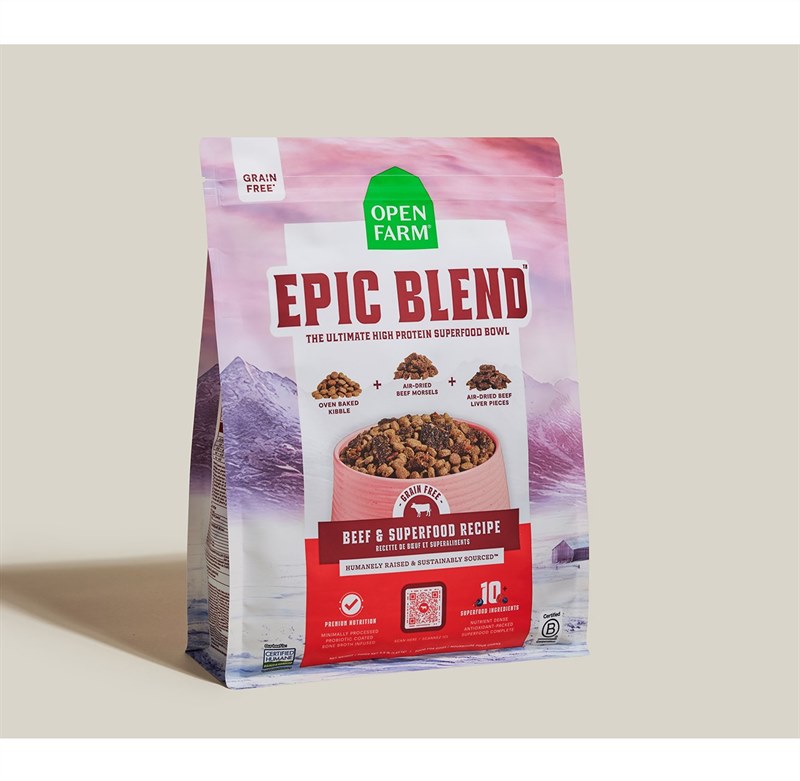 Open Farm Dog Dry GF Epic Blend Beef Superfood