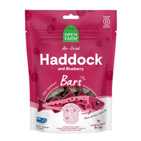 Open Farm Dog Treat Air Dried Haddock  Blueberry Bars