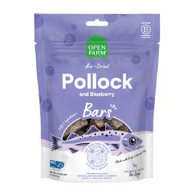 Open Farm Dog Treat Air Dried Pollock and Blueberry Bars