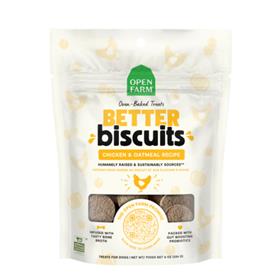 Open Farm Dog Treat Better Biscuits Chicken Oatmeal