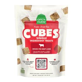 Open Farm Dog Treat FD Raw Beef Liver Cubes