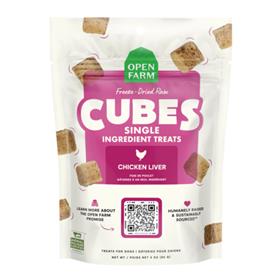 Open Farm Dog Treat FD Raw Chicken Liver Cubes