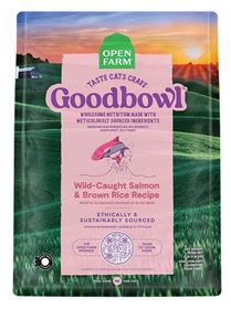 Open Farm Goodbowl Wild Caught Salmon Brown Rice Recipe Cat Food
