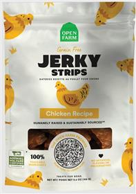 Open Farm Grain Free Chicken Jerky Strips Dog Treats