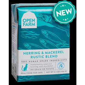 Open Farm Grain Free Herring Mackerel Recipe Rustic Blend Wet Cat Food